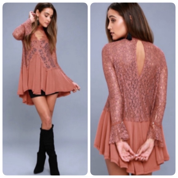 Free People Tops - Free People TELL TALE TUNIC NWT